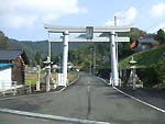 島萬神社鳥居