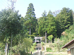 岡安神社全景