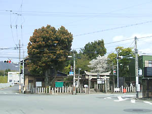 高良厄除神社参道