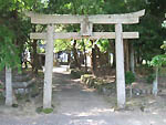 阿毘地神社鳥居