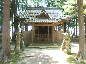 阿毘地神社本殿