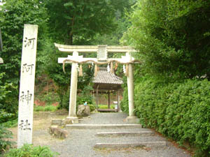 河阿神社全景