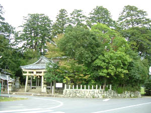 加舎神社全景