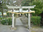 馬堀桑田神社鳥居